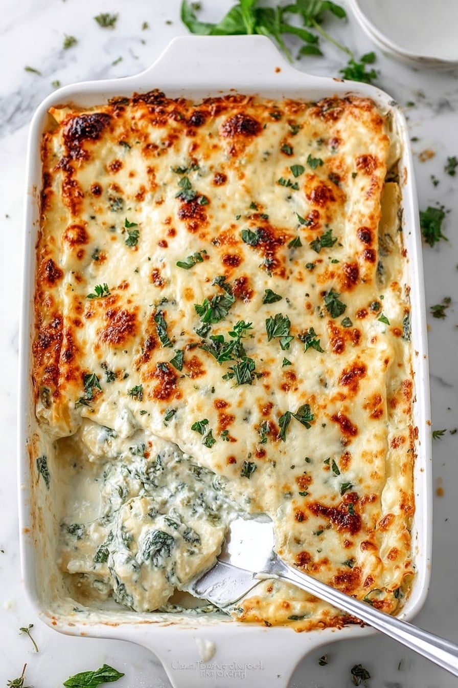Cheesy Chicken Alfredo Lasagna Recipe