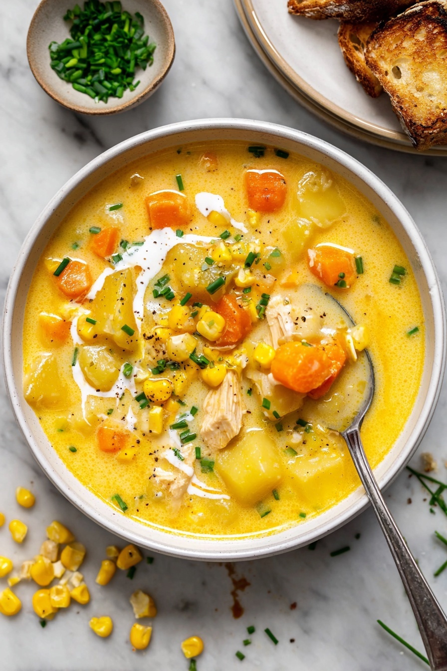 Creamy Chicken Corn Chowder Recipe