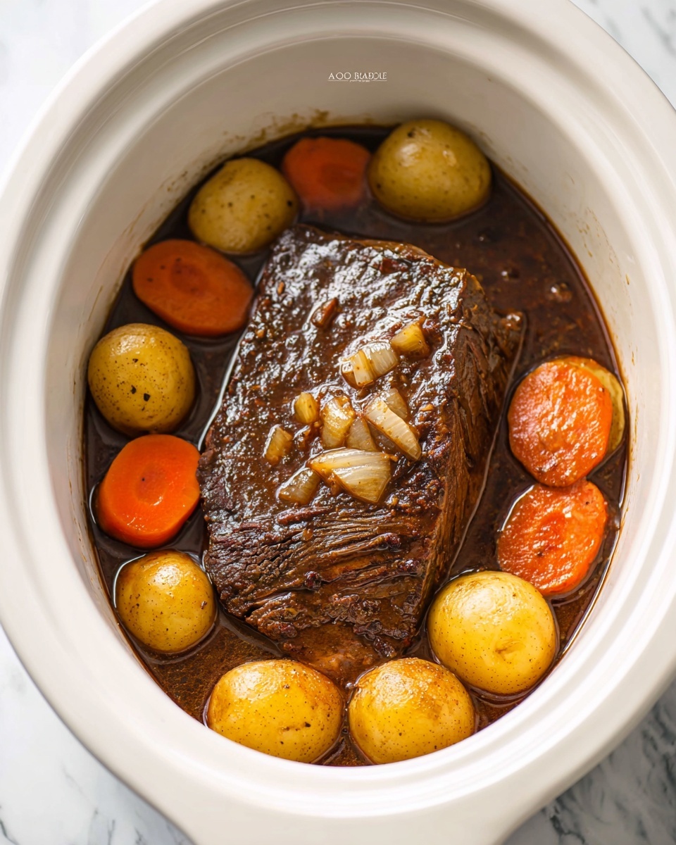 Slow Cooker Pot Roast with Rich Gravy Recipe