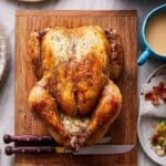 Crispy Spatchcock Turkey with Homemade Gravy Recipe