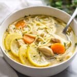 Lemon Chicken Soup with Noodles Recipe