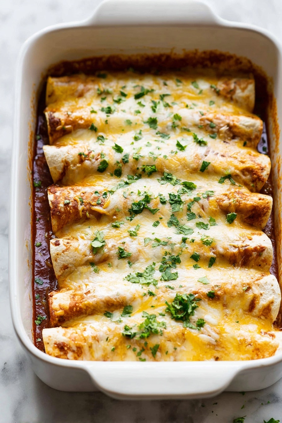 Cheesy Chicken Enchiladas Recipe