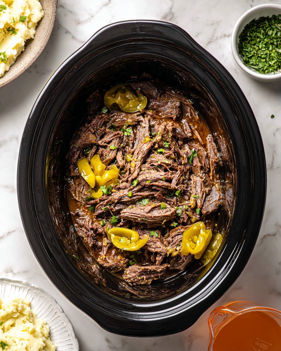 Mississippi Pot Roast (Slow Cooker No Packets Version) Recipe