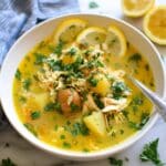Sunshine Lemon Chicken Chowder (Crockpot, Instant Pot, Stovetop!) Recipe
