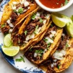 Crockpot Birria Tacos with Dipping Sauce Recipe