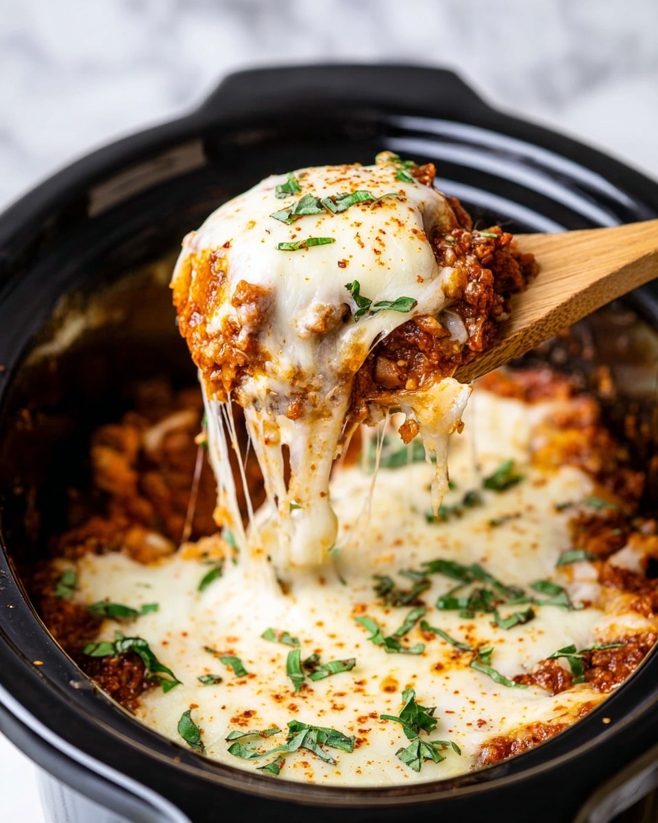 Slow Cooker Lasagna with Spinach Recipe