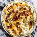 Slow Cooker Loaded Mashed Potatoes with Ranch Recipe 7 Slow Cooker Loaded Mashed Potatoes with Ranch Recipe
