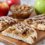 Apple Crisp Pizza with Cinnamon Oat Topping Recipe