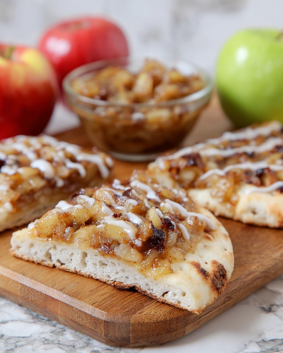 Apple Crisp Pizza with Cinnamon Oat Topping Recipe
