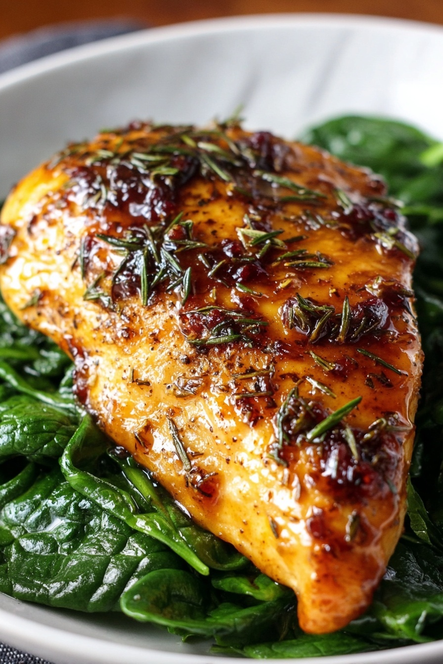 Balsamic Glazed Chicken Breast Recipe