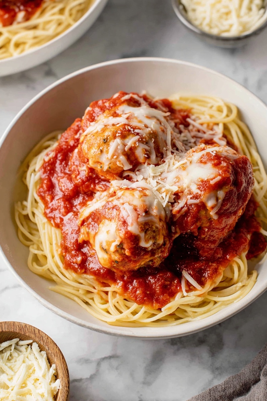 Oven-Baked Chicken Parmesan Meatballs Recipe