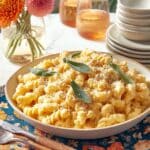 Pumpkin Mac and Cheese with Toasted Panko and Sage Recipe