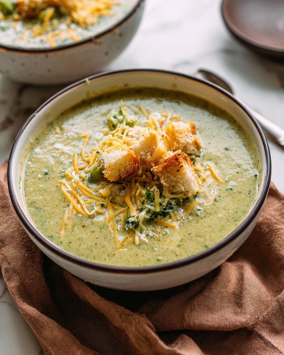 30-Minute Broccoli Cheddar Soup (no cream!) Recipe