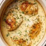 Crockpot Creamy Garlic Chicken Recipe