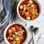 Slow Cooker Tuscan Chicken Stew with Vegetables Recipe