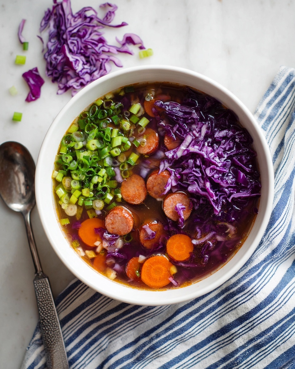 Sausage, Cabbage & Sweet Potato Stew Recipe