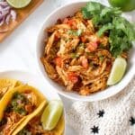 Easy Crockpot Mexican Shredded Chicken Recipe