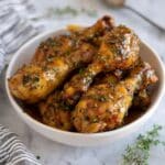 Slow Cooker Dijon-Thyme Chicken Legs Recipe