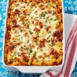 Easy Baked Ziti with Meat and Cheese Recipe