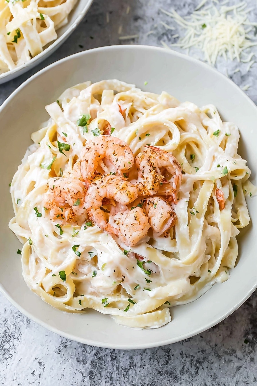 Creamy Shrimp Alfredo Pasta Recipe