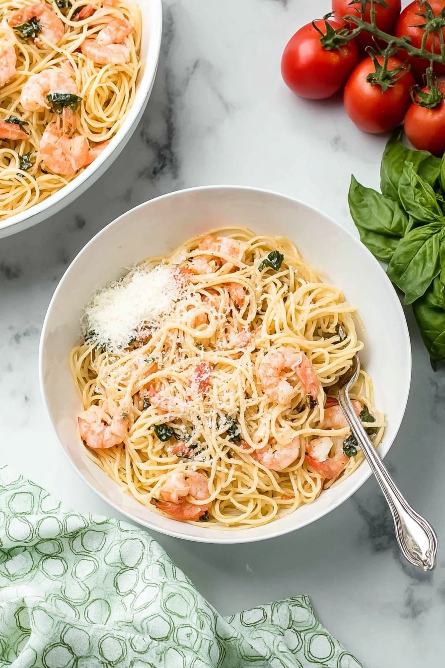 Shrimp and Angel Hair Pasta Recipe