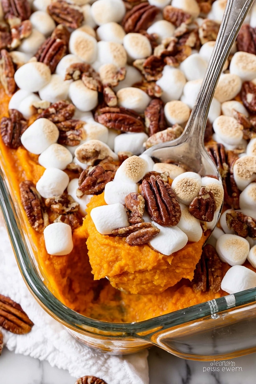Sweet Potato Casserole with Marshmallows Recipe