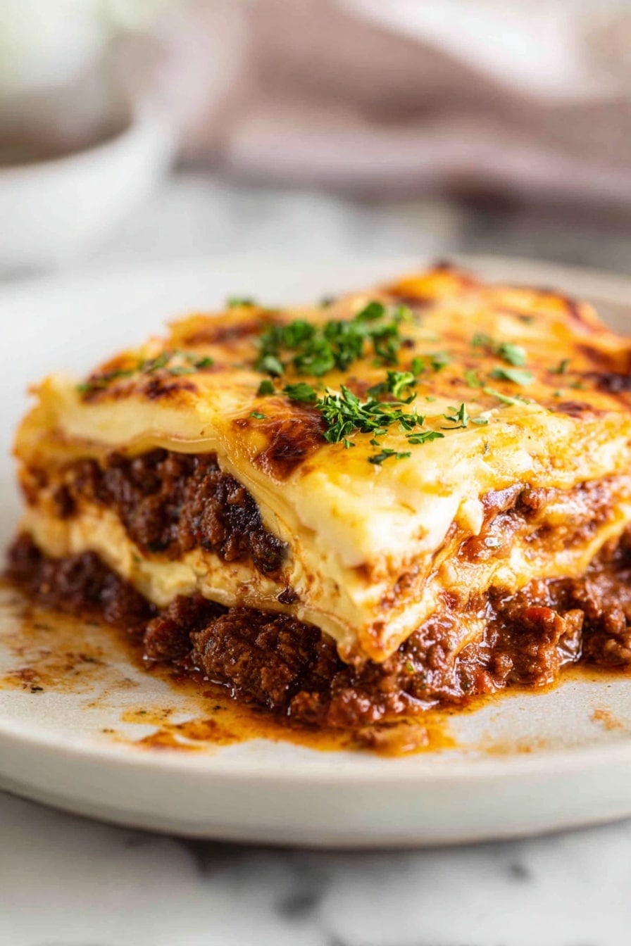 Classic Beef Lasagna with Rich Ragu Recipe