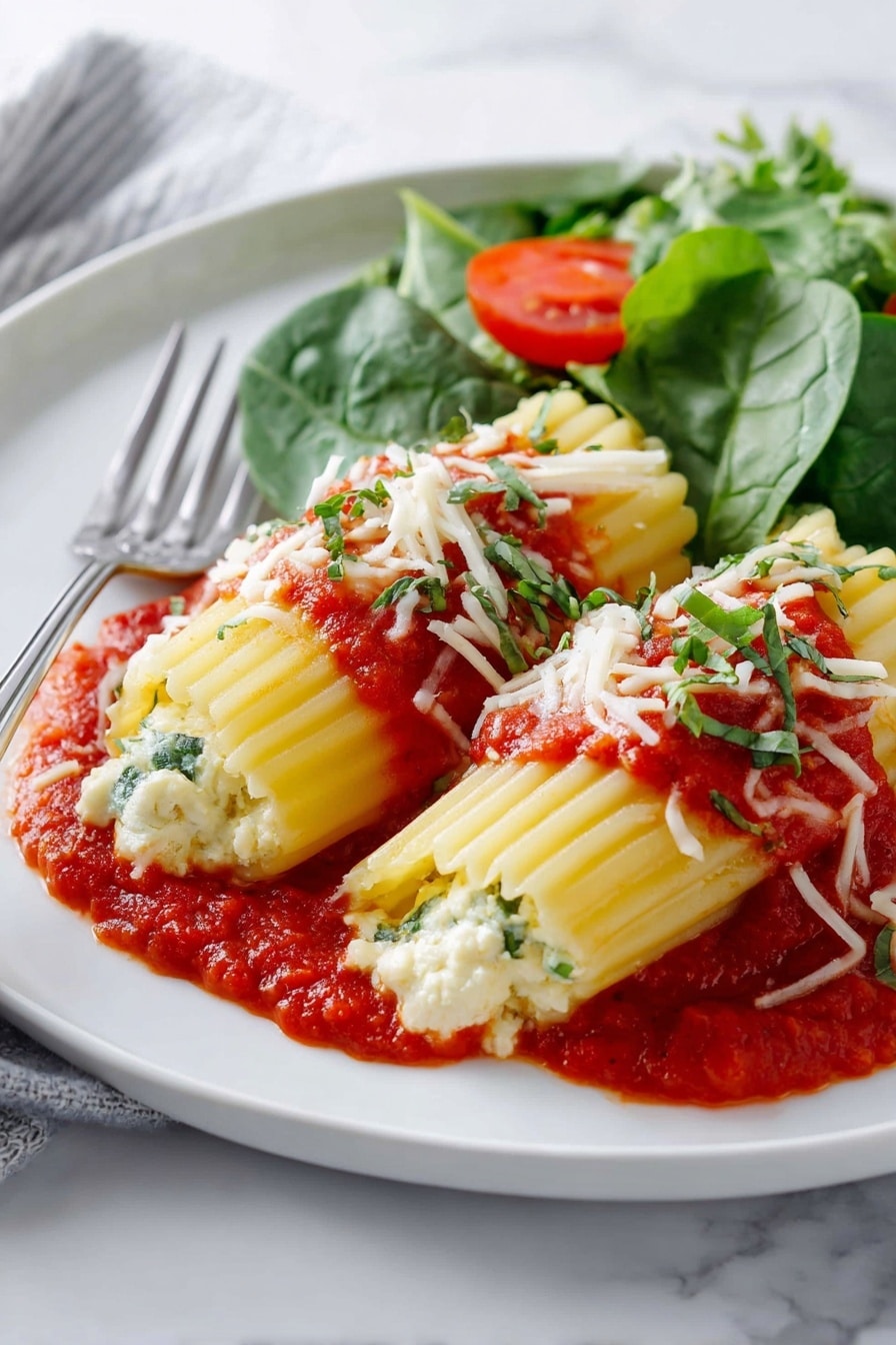 Cheese Manicotti Bake Recipe