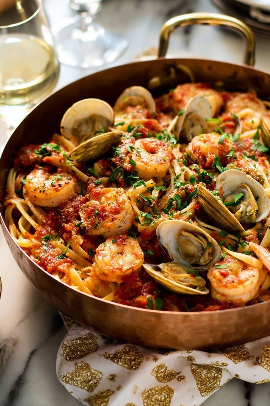 Seafood Fra Diavolo with Bucatini Recipe
