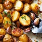 Crispy Roast Potatoes with Garlic and Herbs Recipe