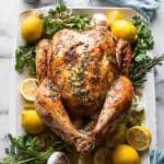 No Fuss Herb Butter Roasted Turkey Recipe