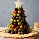 Antipasto Cheese Ball Christmas Tree Recipe