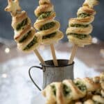 Pesto Puff Pastry Christmas Trees Recipe