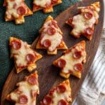 Puff Pastry Christmas Tree Pizza Bites Recipe