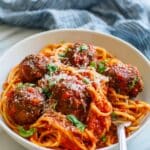 Easy Baked Meatballs with Spaghetti Recipe
