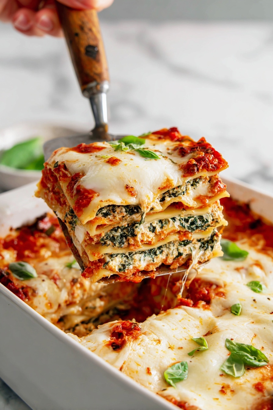 Spinach Artichoke Lasagna Recipe