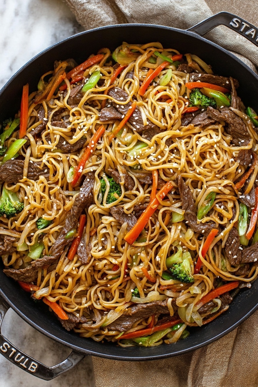 Homemade Beef Lo Mein Recipe