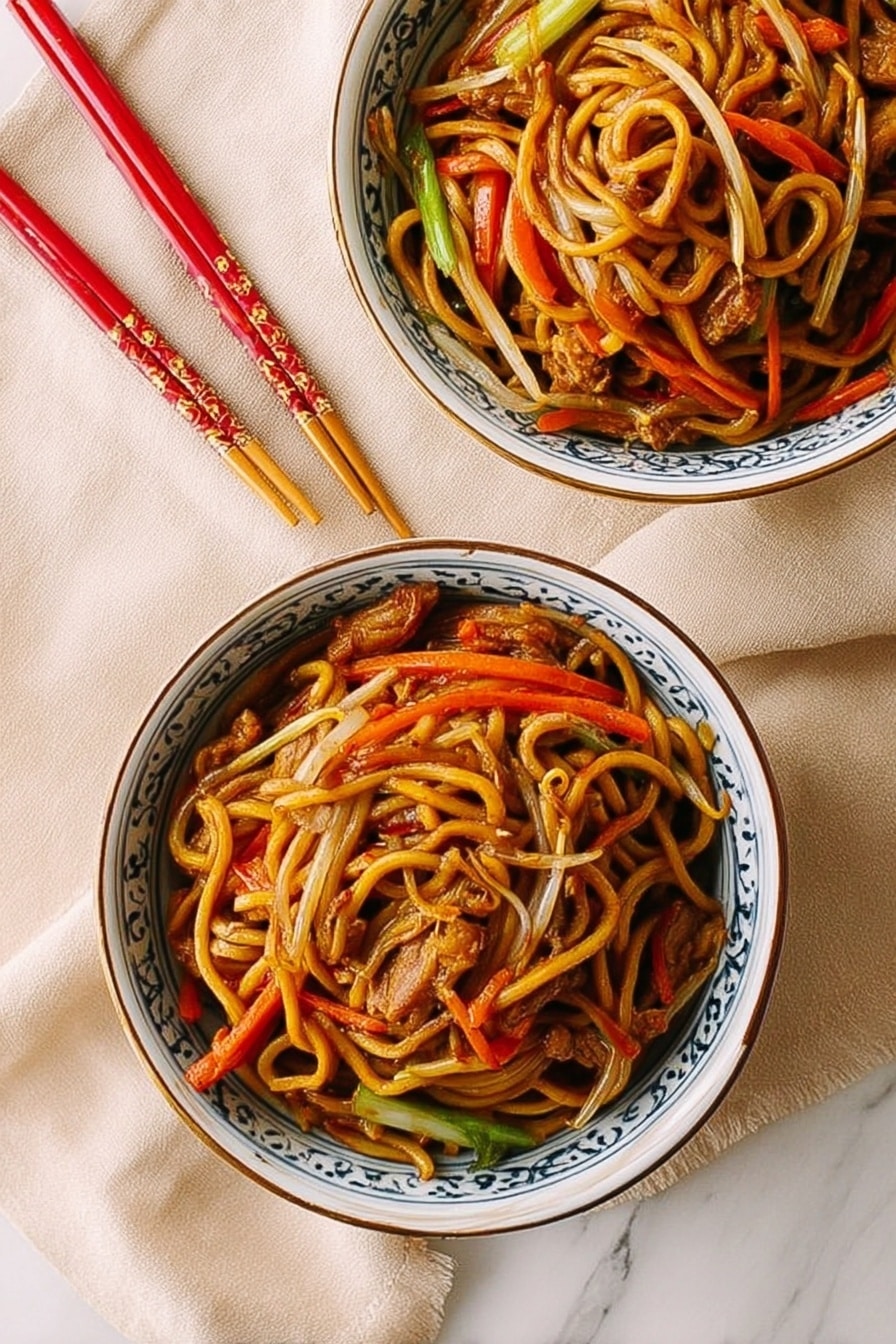 Restaurant-Style Chicken Lo Mein Recipe