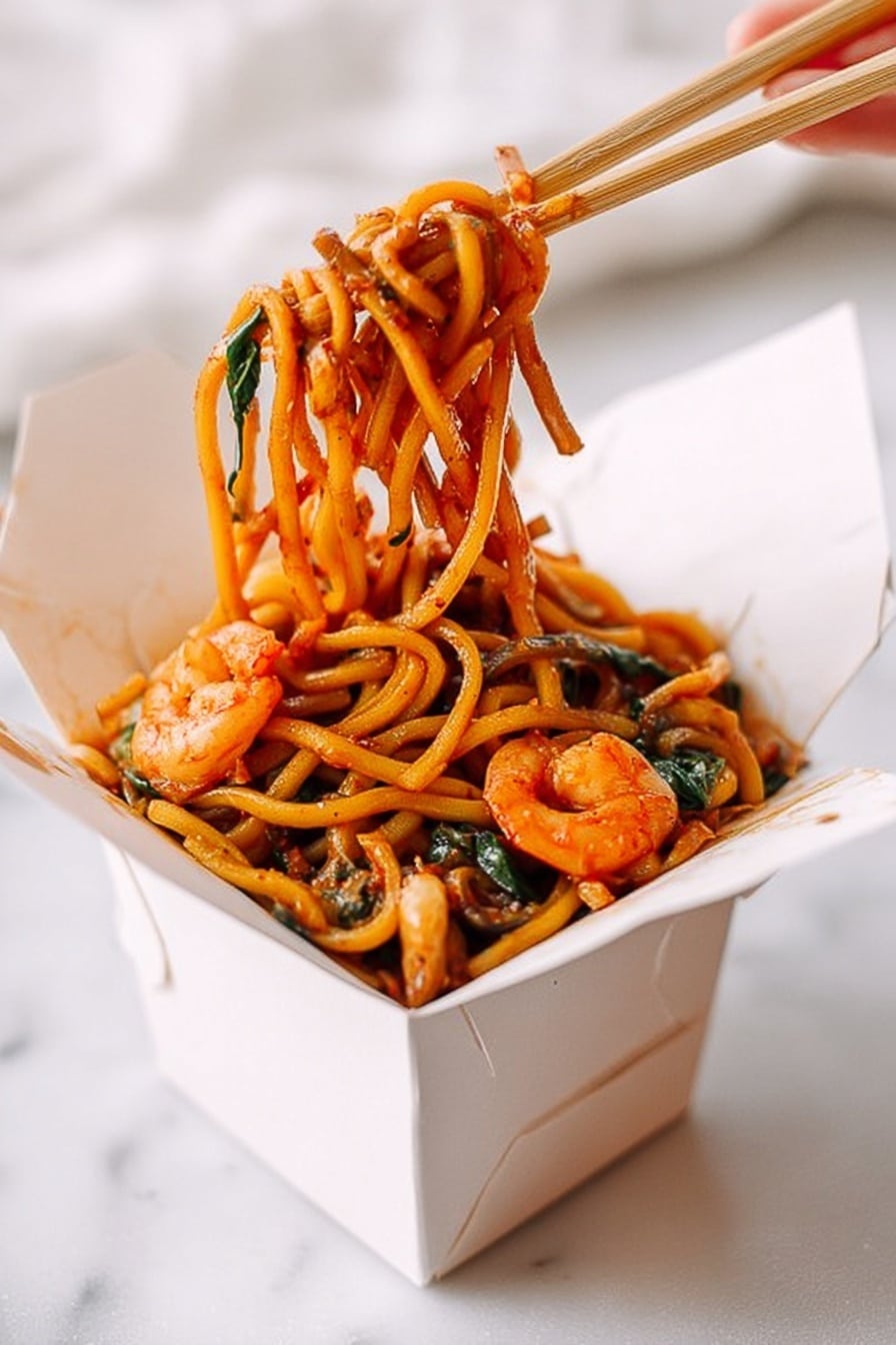 Shrimp Lo Mein Stir-Fry Recipe