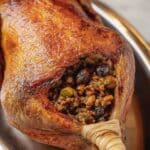 Roast Christmas Goose with Gravy Recipe