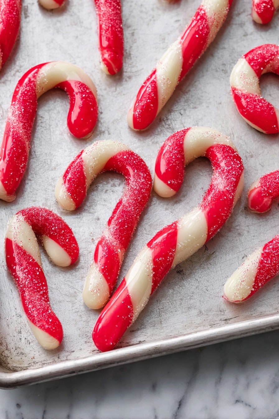 Peppermint Candy Cane Cookies Recipe