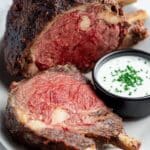 Herb-Crusted Bone-In Ribeye Roast Recipe