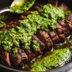 Flank Steak with Chimichurri Sauce Recipe