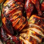 Maple Butter Glazed Roast Turkey Recipe