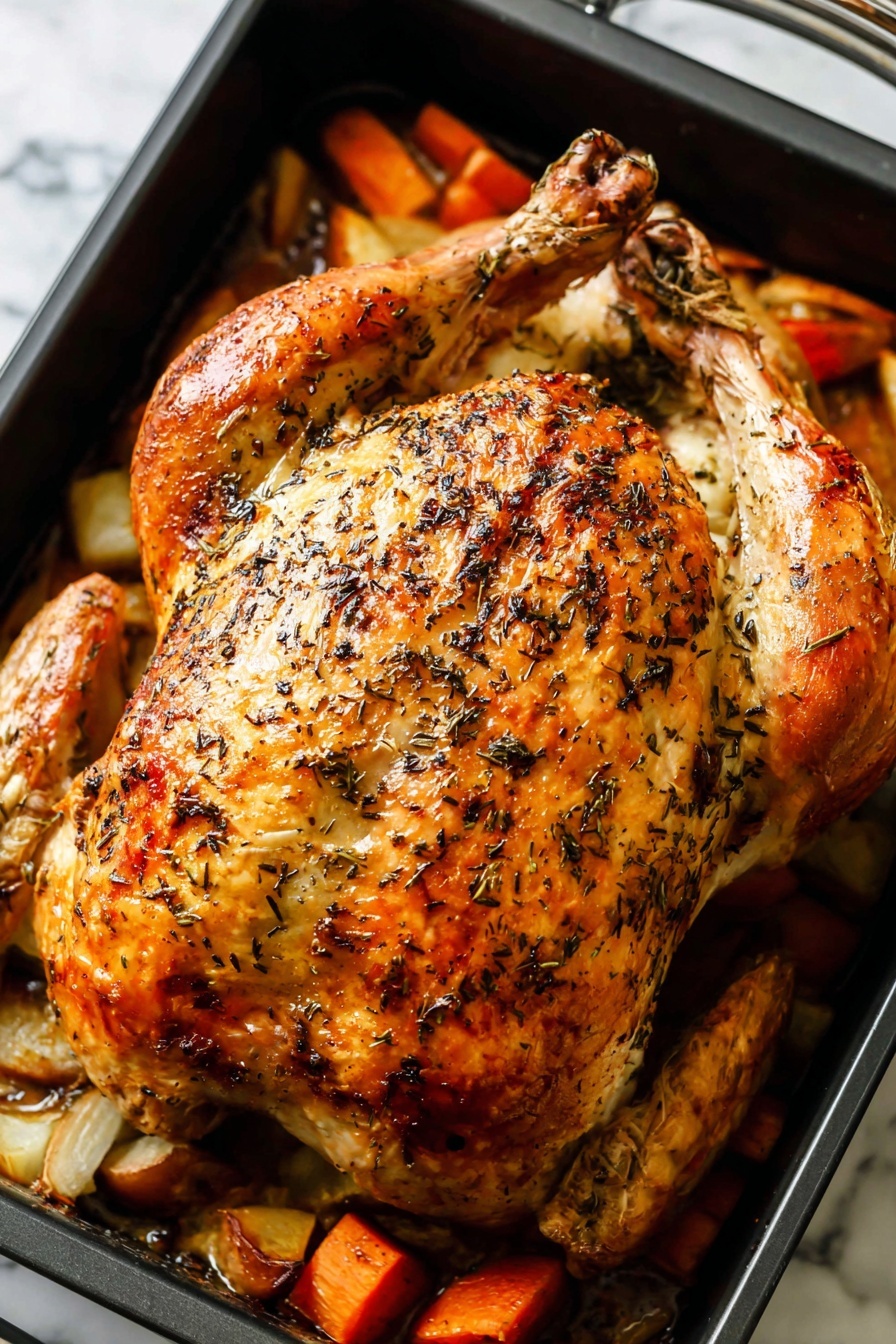 Juicy Dry Brine Turkey with Lemon & Rosemary Recipe