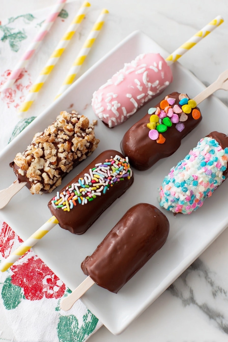 Chocolate Marshmallow Pops Recipe