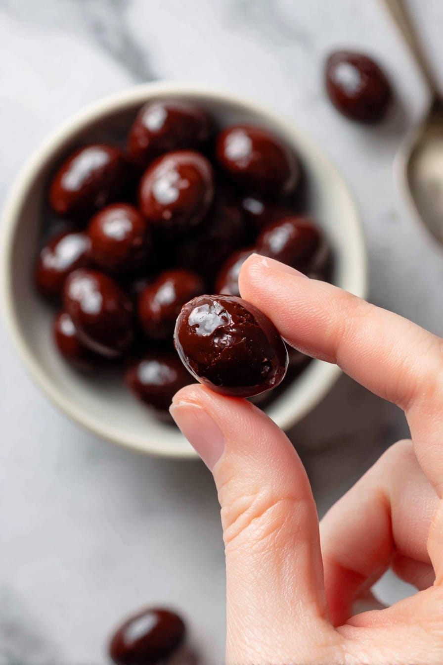 Chocolate Covered Espresso Beans Recipe - Serving