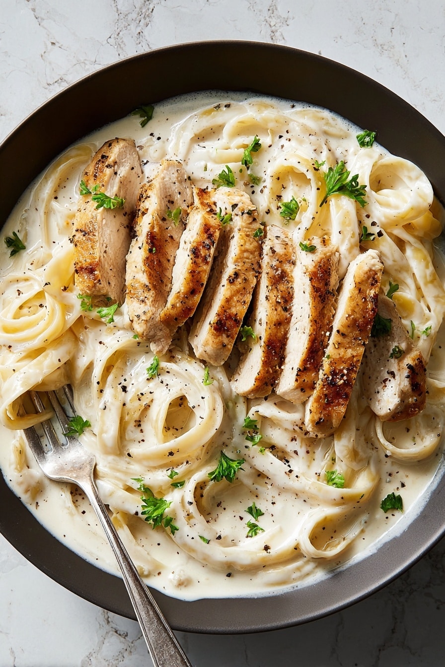 Creamy Chicken Alfredo Pasta Recipe