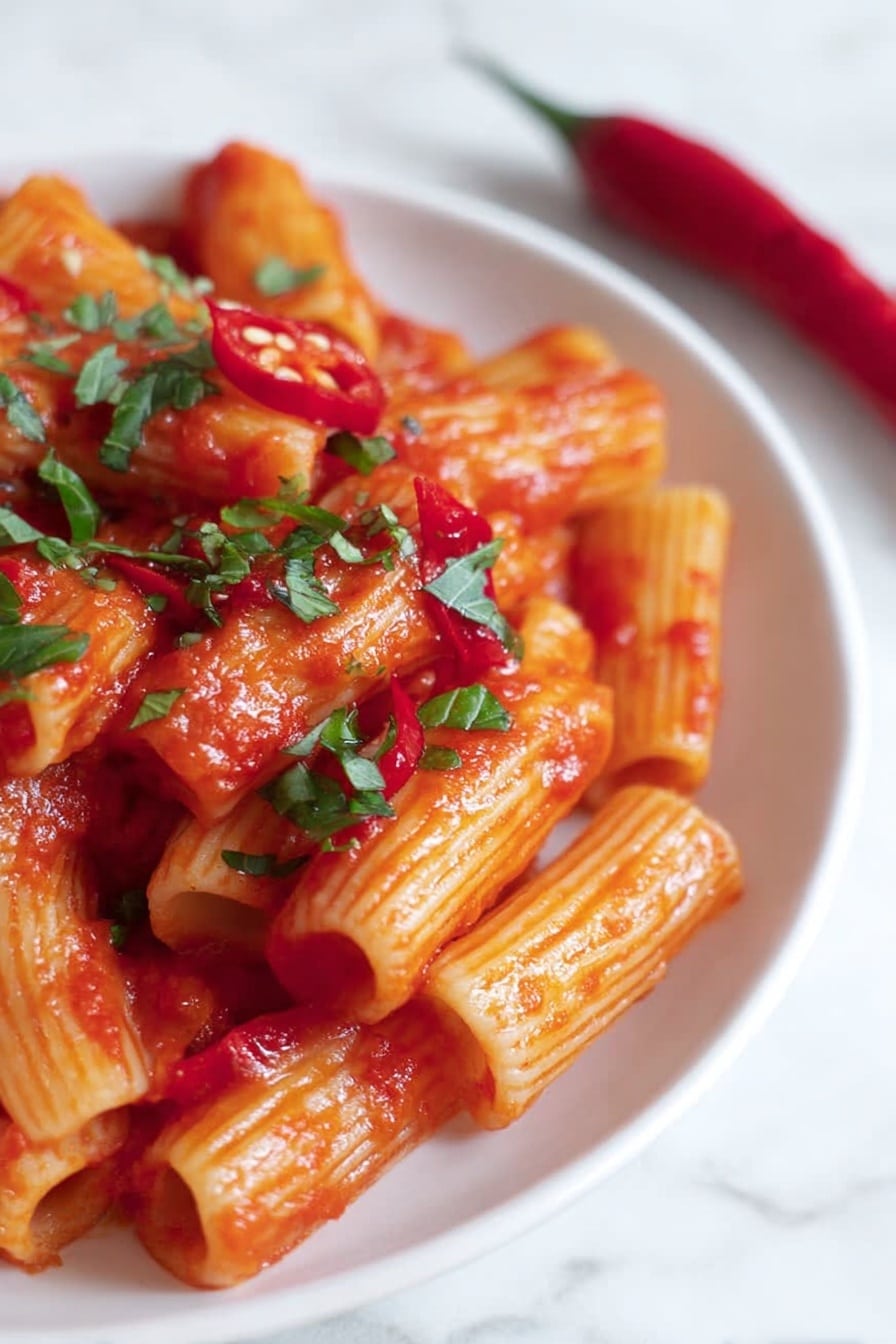 Authentic Spicy Penne Arrabbiata Recipe