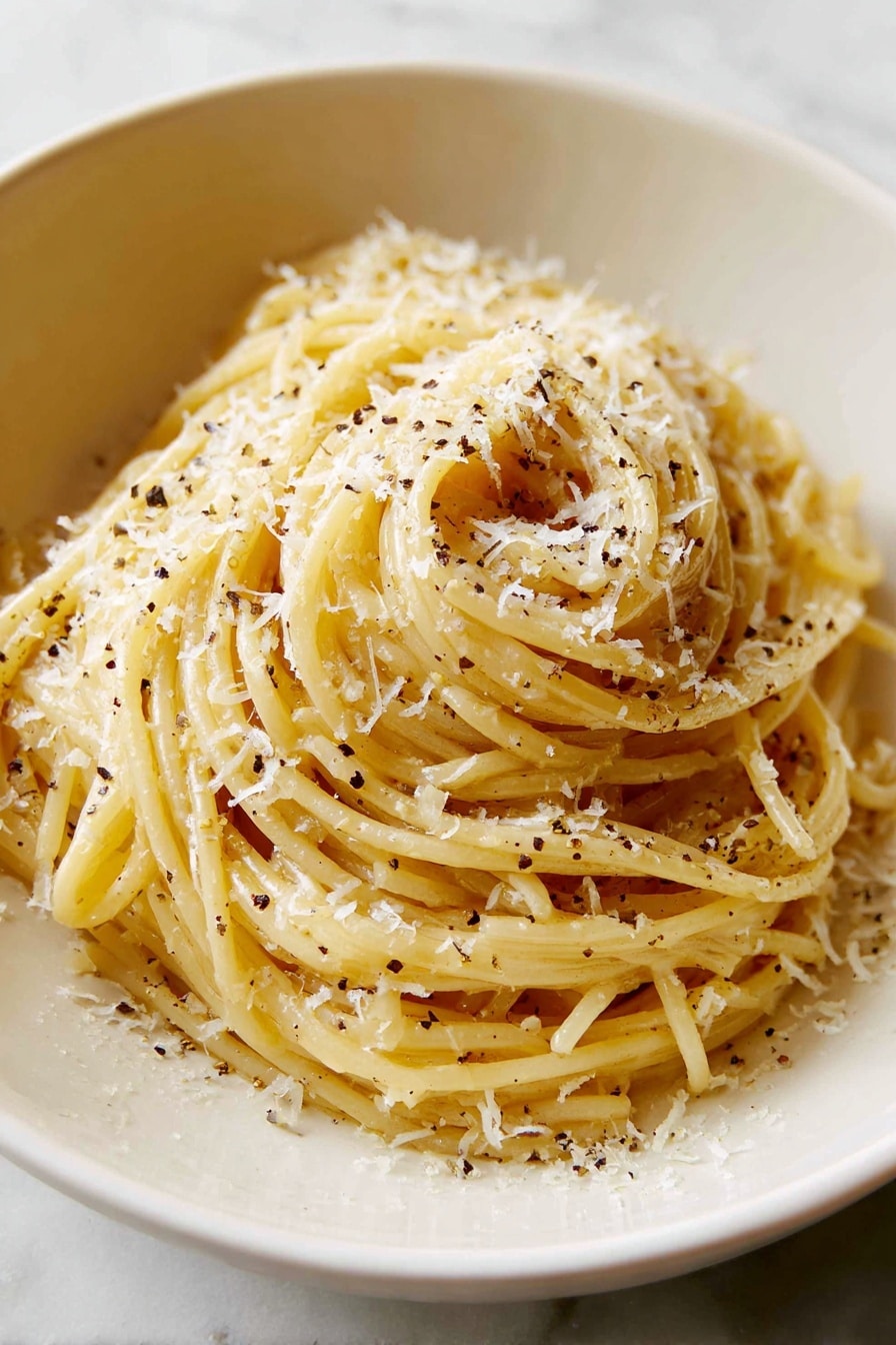 Quick Cacio e Pepe Pasta Recipe